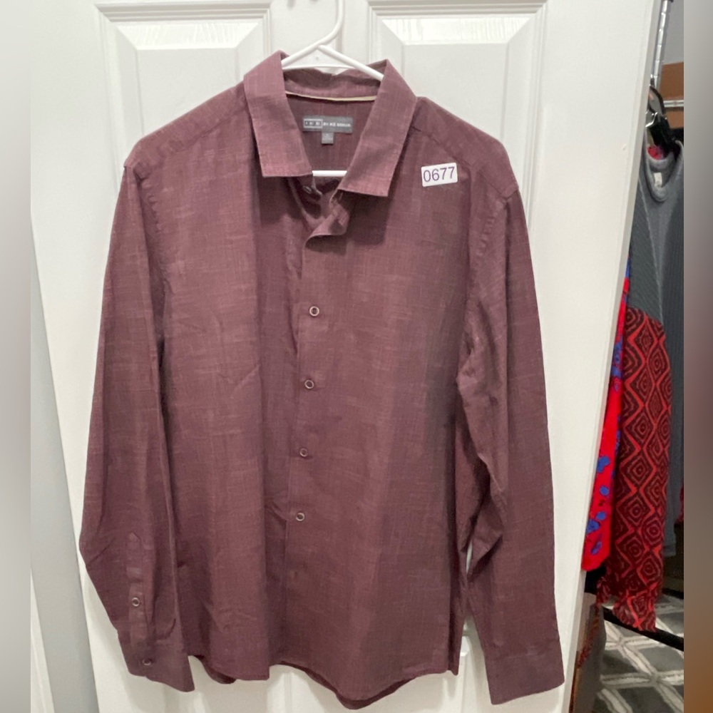 I k e Ike Behar longsleeve button down large